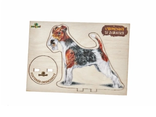 Lesní svět Vylomeniny se zvířátky S Foxterier