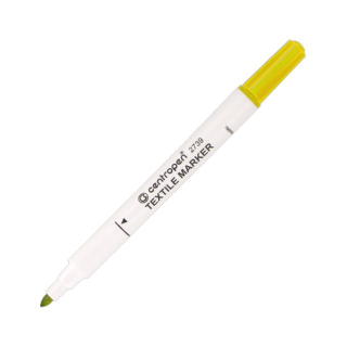 Centropen popisovač na textil 2739 žlutý 1,8mm