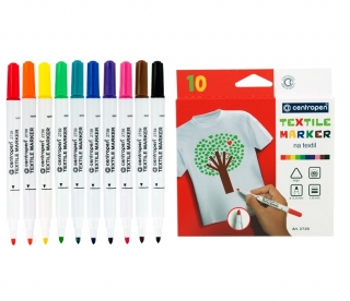 Centropen Sada popisovačů na textil 2739 10 ks