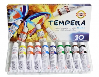 Temperové barvy Koh-i-noor 162548 16 ml x 10 barev
