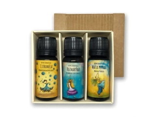 Mydlárna U Dvou koček Sada esenciálních olejů pro koncentraci, povzbuzení a studium