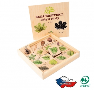 Lesní svět Razítka Listy a plody