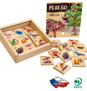 Lesní svět Pexeso Klasické Náš les