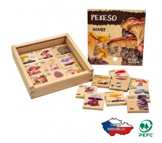 Lesní svět Pexeso klasické Houby