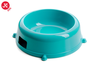 Barevná plastová miska pro psy, velikost 2, 660 ml, 17 cm