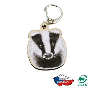 Lesní svět Přívěsek na klíče zvíře Jezevec