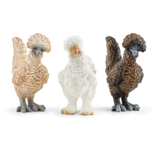 Schleich 42574 Slepičí kamarádky - hedvábničky
