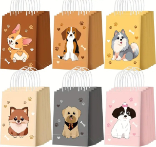 Taška dárková CUTE Party pejsci 21 x 15 x 8 cm