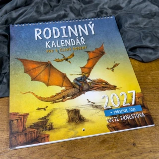 Duhová kočka Rodinný kalendář 2027