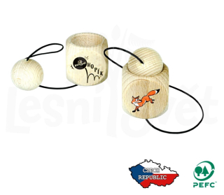 Lesní svět Dřevěný hopík Liška