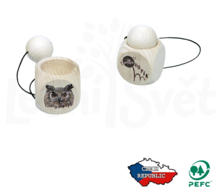 Lesní svět Dřevěný hopík Výr