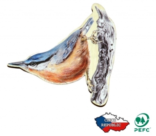 Lesní svět Magnet tvar Brhlík