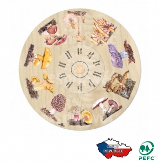 Lesní svět Otočné kolo Houby jedlé