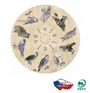 Lesní svět Otočné kolo Dravci a sovy