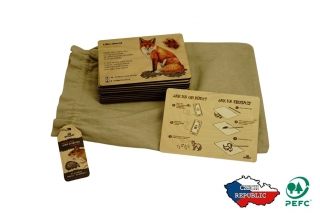 Lesní svět Frotážová sada Zvířata