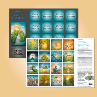 Duhová kočka Pexeso Cesta životem