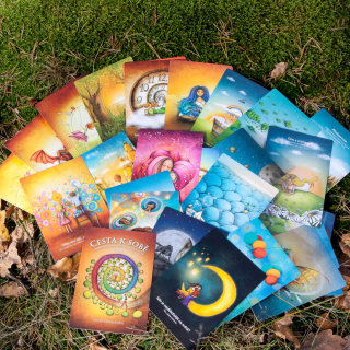 Duhová kočka Inspirační karty Cesta k sobě v krabičce