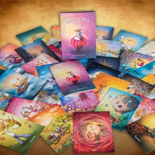 Duhová kočka On a Ona – Partnerské karty v krabičce