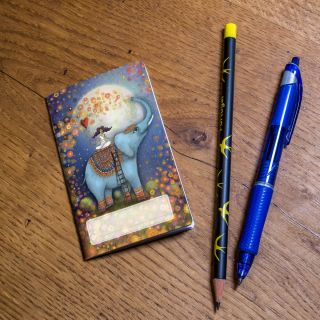 Duhová kočka Minizápisník Slon