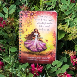 Duhová kočka Lapač nápadů Radost a láska Blok A6