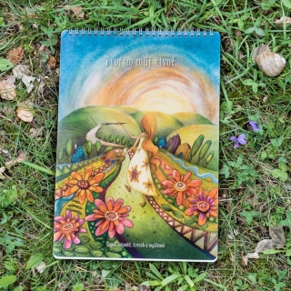 Duhová kočka Tvořím svůj život Blok A4