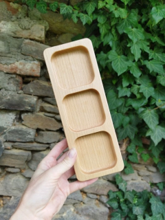 Dřevokaz Dřevěný třídící tácek malý s impregnací Osmo