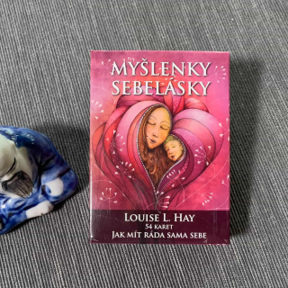 Duhová kočka Inspirační karty Myšlenky sebelásky