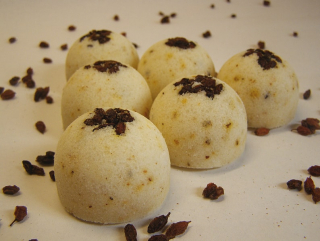 Šumivá bomba do koupele s rakytníkem 50g
